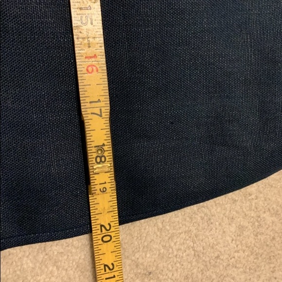 J Crew Navy Linen Pencil Skirt Sz 8 NWTs. - Picture 10 of 10